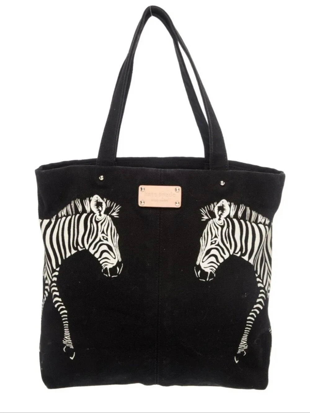 Kate Spade 🦓❤️ZEBRA❤️🦓 Canvas Tote